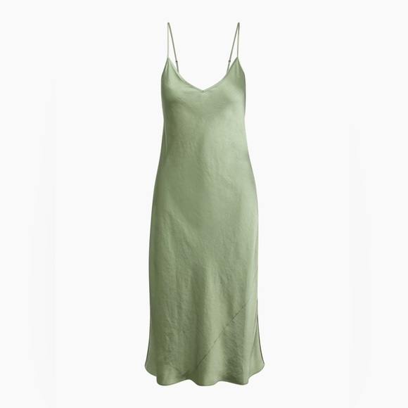Wilfred Dresses & Skirts - Wilfred Free Only Slip Satin Dress, Bitter Sage #75717 Size XS